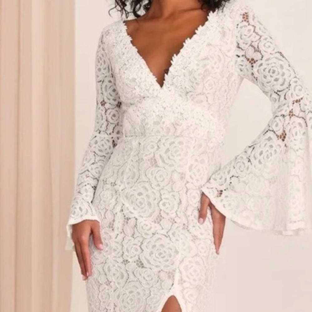 Lulus boho wedding dress